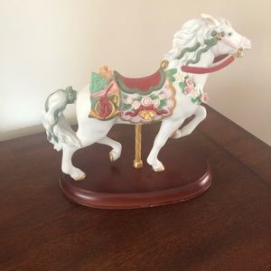 Porcelain holiday Lenox classic horse 1993
